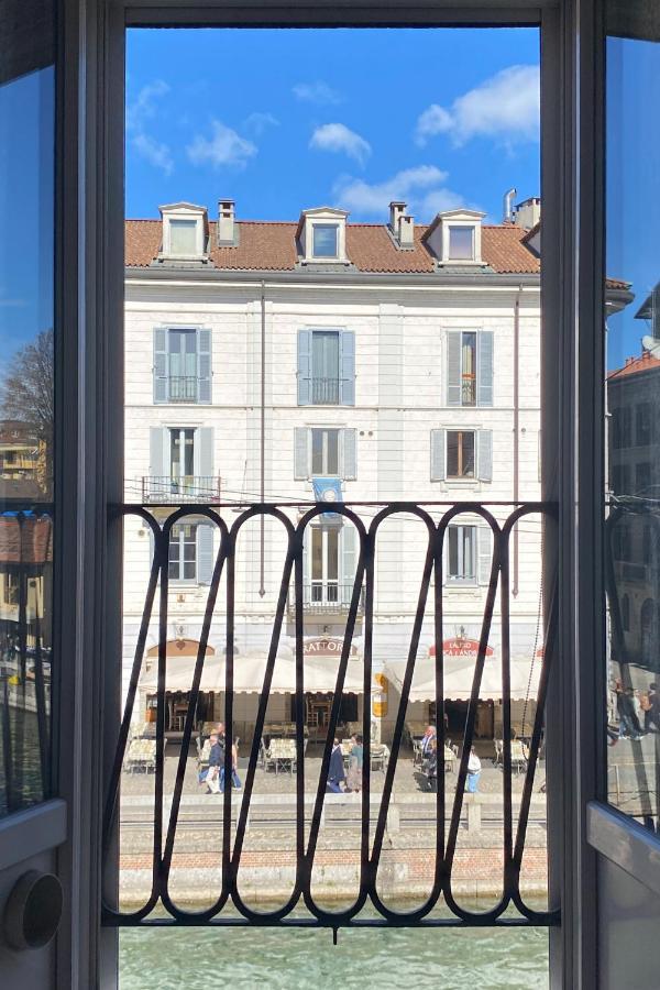 Canal View Historical Apartment Мілан Екстер'єр фото